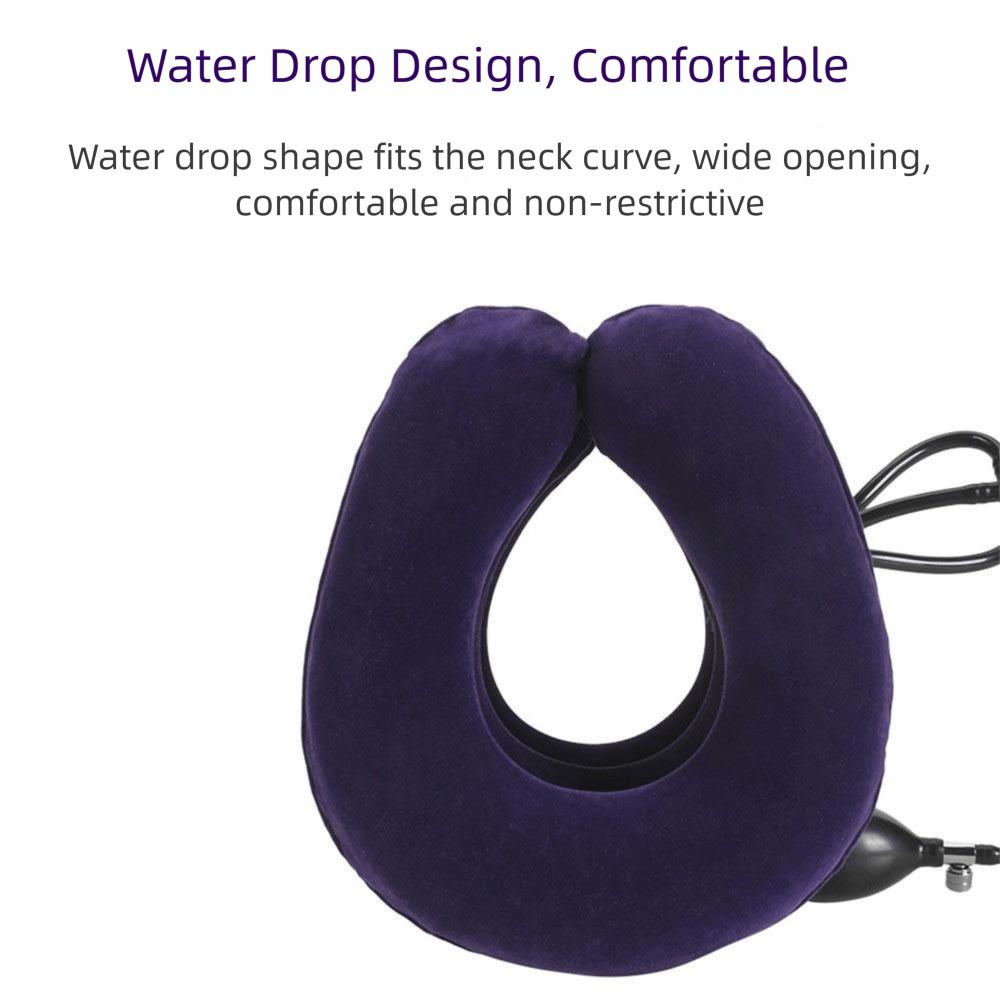 Foldable Cervical Traction Device 3-layer Inflatable Neck Support Brace  Men and Women