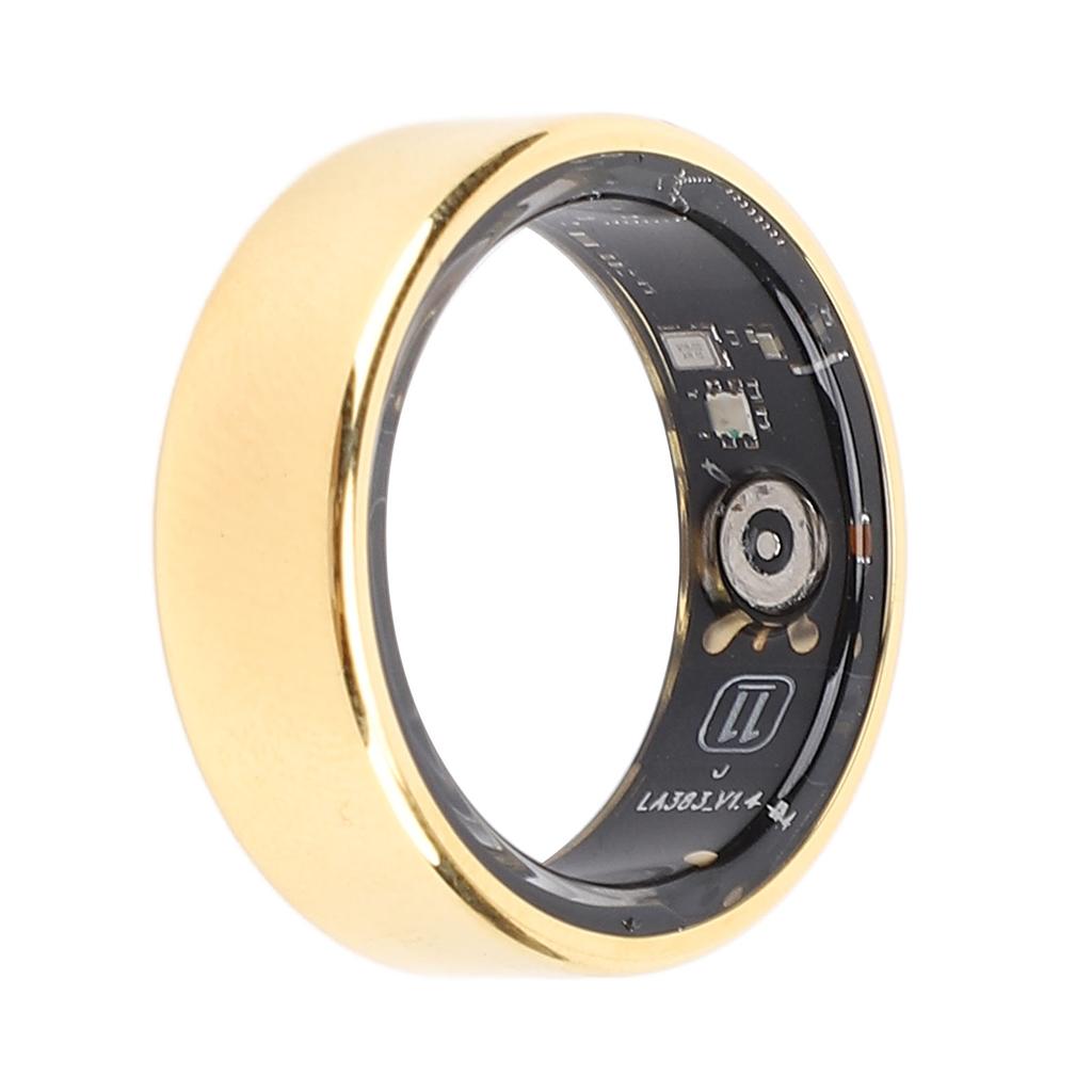 Smart Ring Bluetooth 5.1 Water Resistant Wearable Sports Fitness Tracking Smart Ring for Business Tr