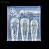 3D Silicone Nail Art Mold Relief Red Velvet Bow Design DIY Nail Art Decor Transparent Manicure Template