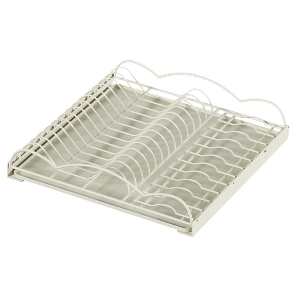 Pull Out Dish Rack Drying Rack, Dishes Utensils Plate Organizer, under Cabinet