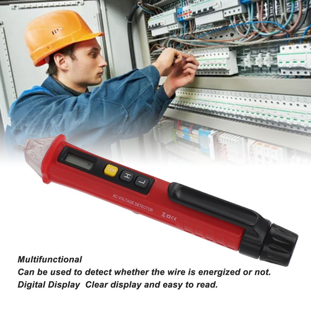 Electric Tester Pen Plastic Digital Display 12 to 1000V Non Contact Voltage Tester Electrical Tester Non Contact Voltage Tester