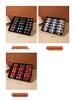 Eyeglasses & Jewelry Display Box with 18 Compartments and Stand
