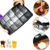 2025 New Silicone Ice Cube Molds Big Tray Mold Ice Cube Maker Reusable Durable Bar Pub Whiskey Cocktail Ice Block Maker Model