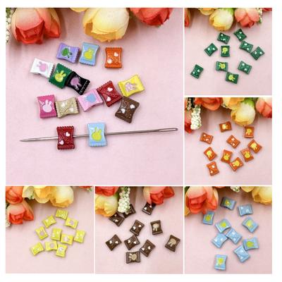 9.7*12.6mm Fai da te per Bracciale Collana Lega Gocciolante Carino 10pz Perline Caramella Gioielli di Moda Materiale per Perline