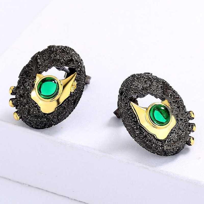 Sace Gems Vintage Green Zircon Earrings for Women Wedding Party Gifts