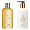 Molton Brown Luminous Flower Duschgel & Golden Oud Körperlotion Duo