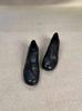Retro All-Leather Loafers: First-Layer Cowhide, Chunky Heel, Round Toe, Deep Cut, Soft, Comfortable.