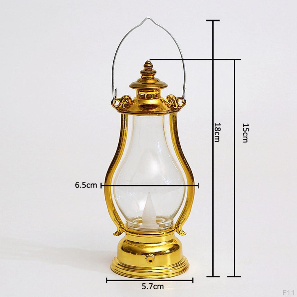 LED Lantern Flameless, Outdoor Hanging Lanterns Decorative, Battery Powered Flameless
