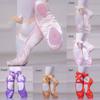 Women Breathable Ballet Shoe Ribbon Splits Shoes Satin Fashion Ballet Pointe Dance