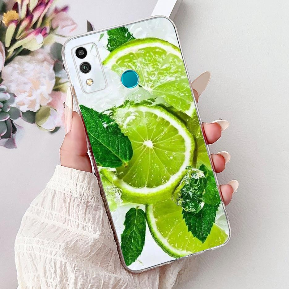 For Honor 9X Lite Case JSN-L21 JSN-L22 Cute Love Heart Painted Cover Soft Silicone Case For Honor 10X Lite DNN-LX9 10XLite Shell