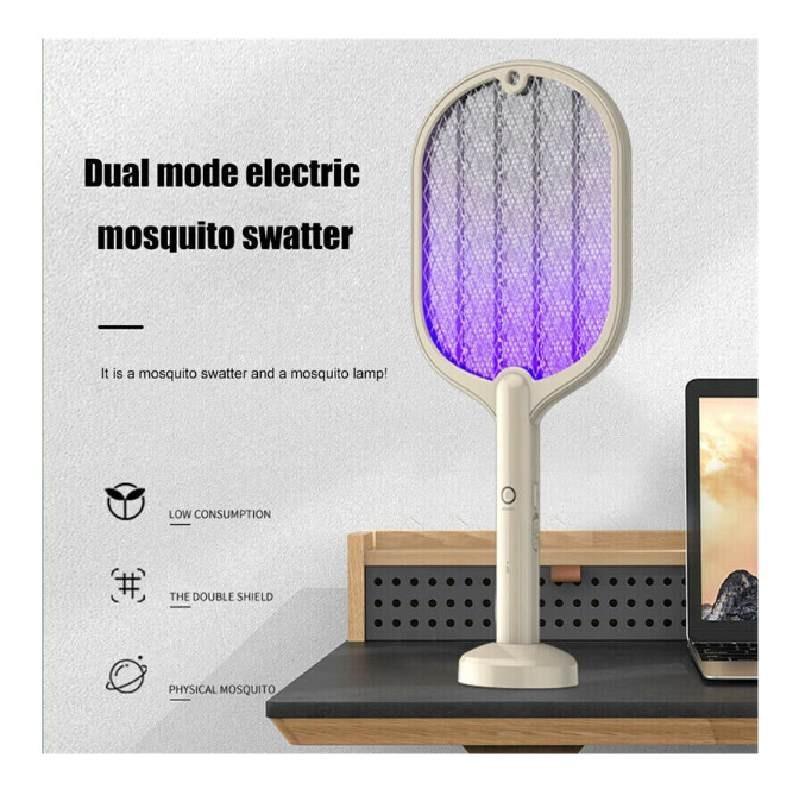 Innovative Usb Rechargeable Electric Mosquito Swatter Dual Function Mosquito Lamp