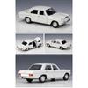 Welly Modèle de Voiture Classique en Alliage Mercedes-Benz 220 à l'Échelle 1/24 Simulation Moulage sous Pression Jouet en Métal Collection de Modèles de Voitures Anciennes Rétro Cadeau