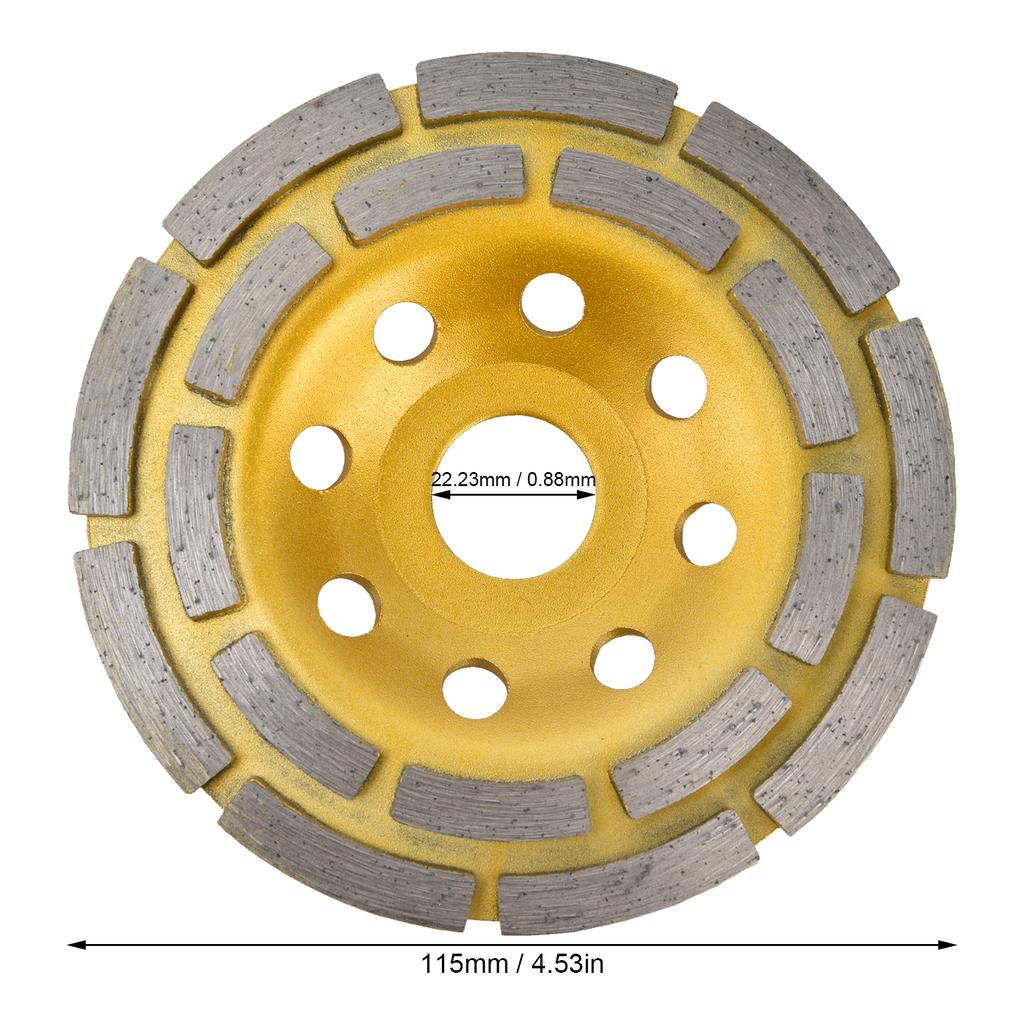 Cup Grinding Wheel Double Row Concrete Grinding Wheels for Stone Marble