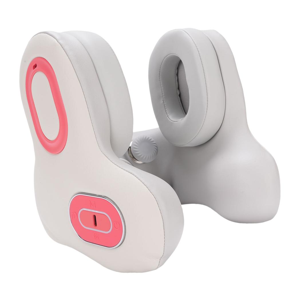 Travel Neck Pillow with Bluetooth Headset Noise Canceling Heating U Shaped Travel Music Pillow for Airplane Car