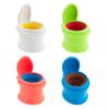 Popping Shit Toilet Squeeze Toy Stress Relief Cartoon Poop Toilet Cup Anti-Anxiety Stress Ball Portable Students Office Worker Desk Toy
