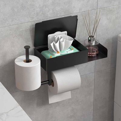 Double Roll Paper Holder Tissue Hanger Storage Rack for Bathroom