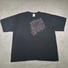 Y2K Jesus Christian Tee 1 Cor 1:18 Saved Power of God Affliction XL Distressed Unisex T-Shirt