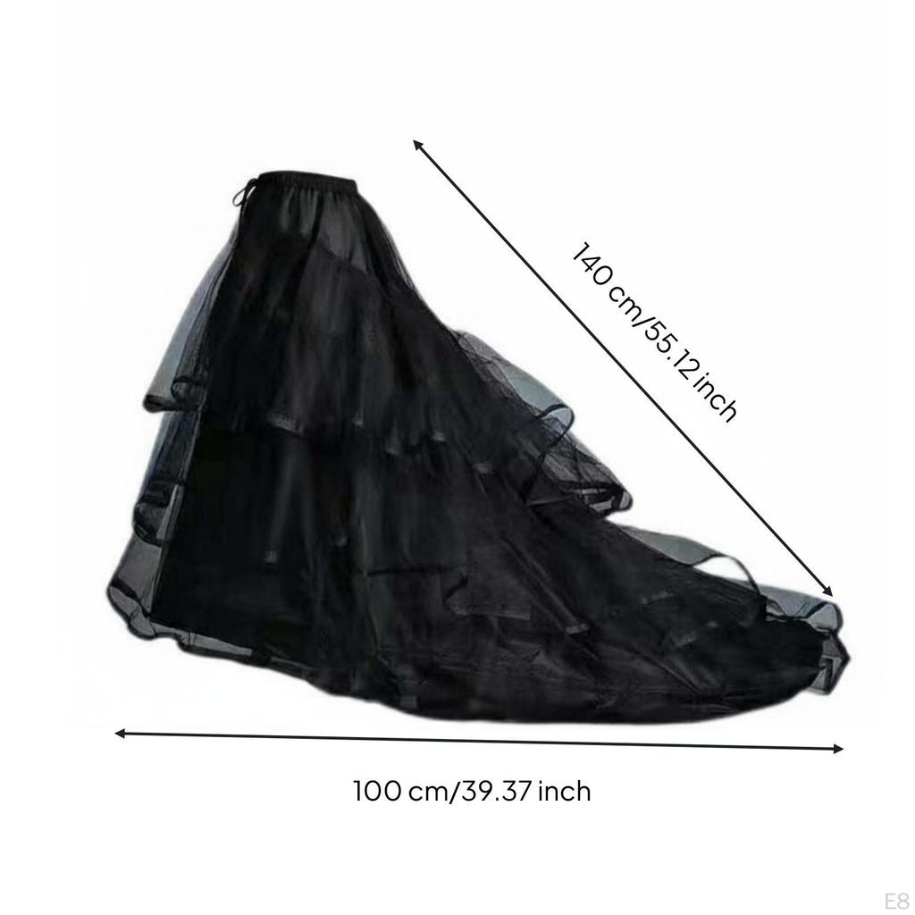 Netz-Unterrock Schicht-Tüll Bund Taille Unterrock für Hochzeiten,