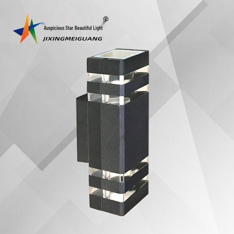 European Style LED Outdoor Wall Lamp for Garden Villa, Corridor, or Wall; GU10 & E27 Models; US Standard.