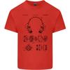 Headphones Patent Blueprint Dance Music DJ Unisexs Light Cotton TShirt