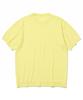 KNITTED Cool Summer Essential Round Short Sleeve Knit Tee Lemon