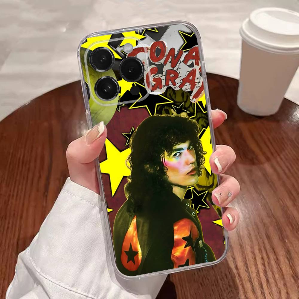 C-Conan Gray Wishbone Transport Phone Case For iPhone 17,16,15,14,13,12,11,Pro,XS,Max,XR,Plus,E,SE4,Mini Shockproof Soft Cover