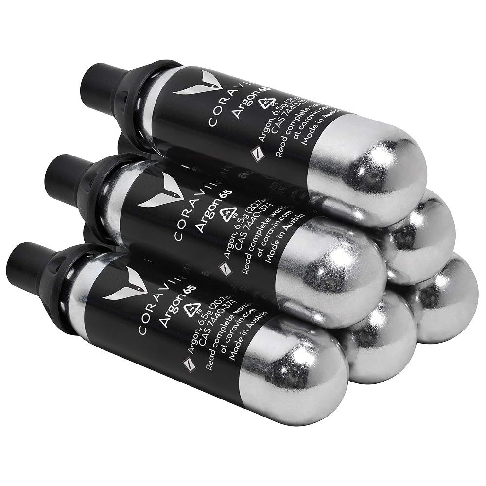 Coravin Argon Capsules 6P CRV4118016 Silver