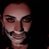 2pcs Disposable Mouth Clown Tattoo Portable Waterproof Halloween Face Tattoo Lip Decorations Long-acting Skull Temporary Sticker
