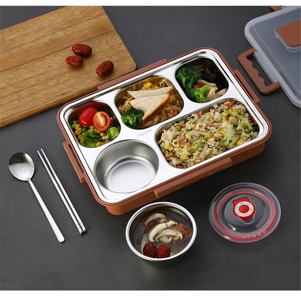 Lunch Box Stainless Steel Leak-Proof Food Case Heat Insulation Storage Container
