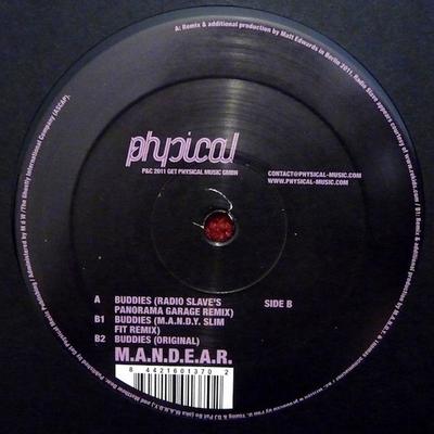 12inch Record M.A.N.D.E.A.R. - Buddies GPM137 Get Physical Mu 2011 Germany Dance & Electronica Used