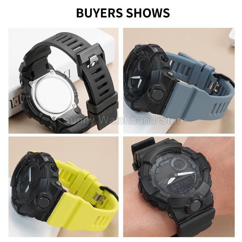For Casio GBA-800 GBD-800 GMA-B800 Series Watch Bracelet Fashionable Soft Comfortable Special Silicone Watchband Original Style