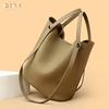 Genuine Leather Women's Bag Large Capacity Bucket Bag Tote Bag Single-shoulder Crossbody Bag High-end Handbag