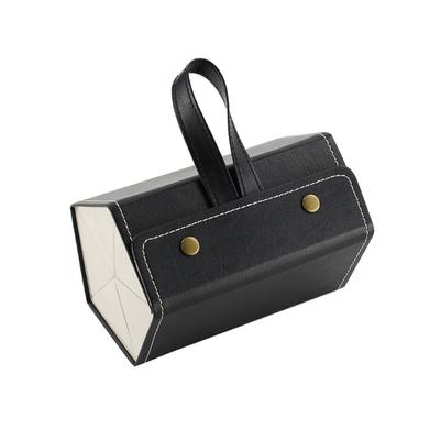 Multi Slot Sunglasses Organizer Foldable Glasses Jewelry Storage Box Portable PU Leather Eyeglasses
