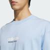 Adidas Graphic Play Basketball Printed Sports Crew Neck T-Shirt Men Tops Bright-Blue JD6404