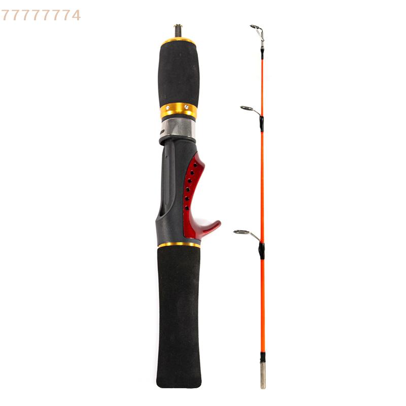 Ice Fishing Rod Winter Ice Fishing Rod Set Double Tips Spinning Pole Fishing Tackle Gear for Cold Weather Angling
