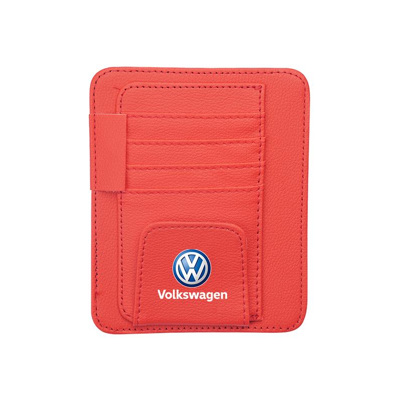 

Hot Suede Car Sun Visor Driving License Protective Cover Sunglasses Storage Bag Wallet For Volkswagen Jetta Golf Passat Jetta Ti
