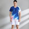 Quick-Dry Breathable Badminton Sport Set Unisex Short Sleeve Top Shorts Tennis Pickleball Running Gym