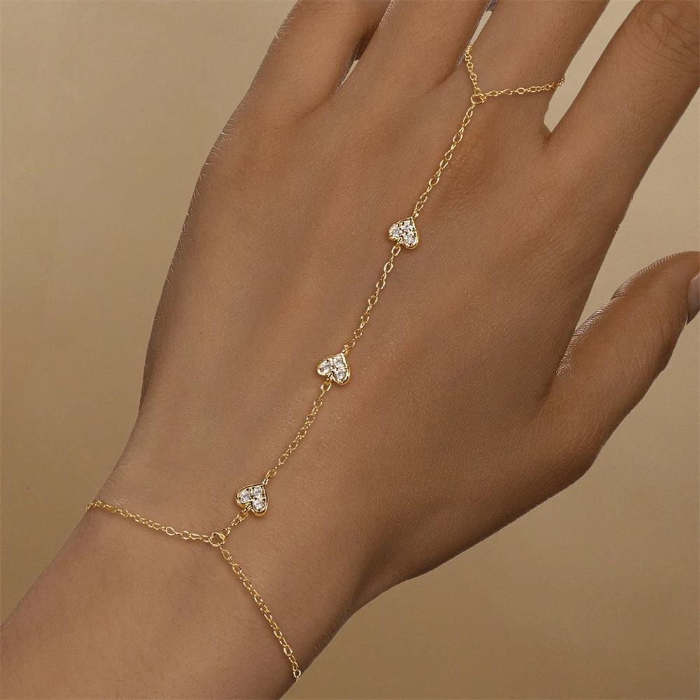 CANNER Bracciale con Charm in Argento 925 Stile INS Occhio di Cavallo Zircone con Catena ad Anello per Donna Uomo Coppia Gioielli da Festa