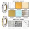 1Roll 0.5/1/2cm Self-Adhesive Tile Stickers Tape Floor Waterproof Wall Gap Sealing Strip Gold Silver Beauty Seam Sticker Decorat