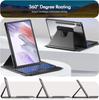 Samsung Tab A9 Plus Rotating Case with Backlit Keyboard & S9 Pen Slot