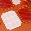 Silicone Mirror Tray Mold Used To Make Resin Crafts for Diy Home Decoration
