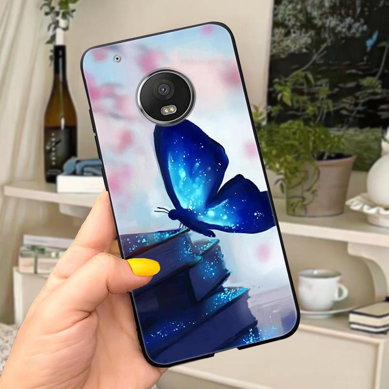 Case For Motorola Moto G5 Plus Cover XT1684 XT1685 XT1687 XT1686 Funda Cute Cat Phone Case For Moto G5 Plus G5Plus Soft Coque