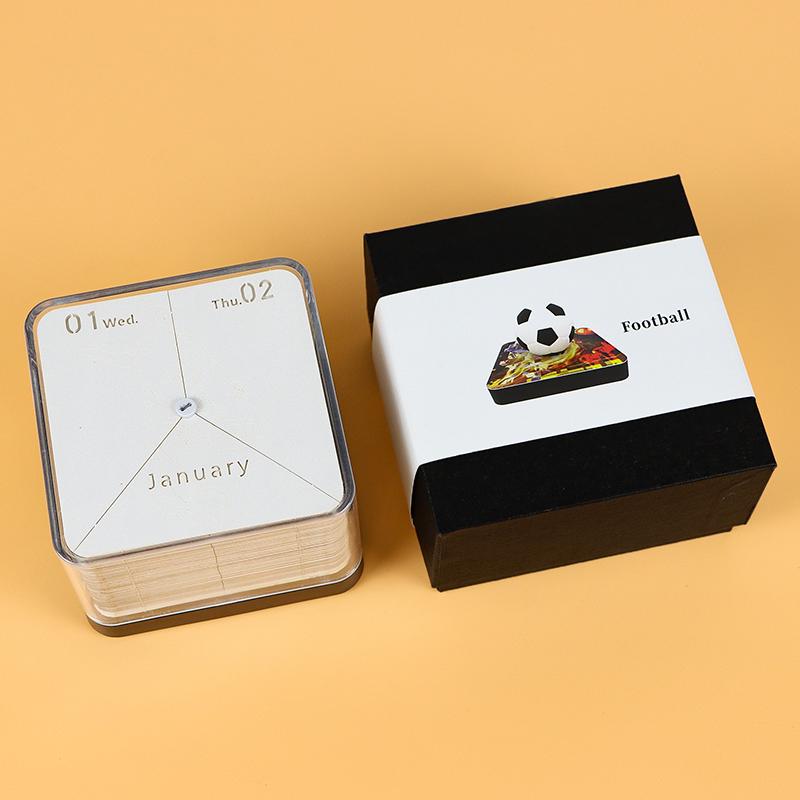 3D Memo Pad 2025 Calendar Football Basketball Soccer Ball With Logo Custom Sticky Note Notepads Gift Item for Men Boys RS003
