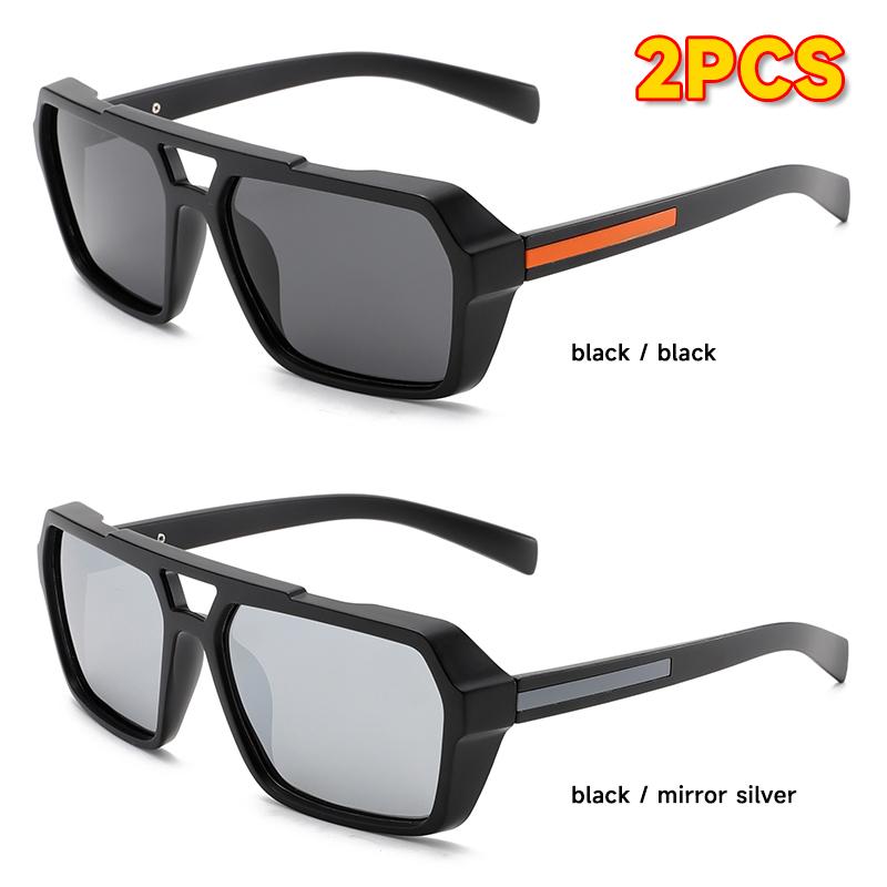 New High Quality Hd Polarized Sunglasses Men Driving Sunglass Men Uv400 Brand Designer Eyewear Mirror Lenses Retro Shades