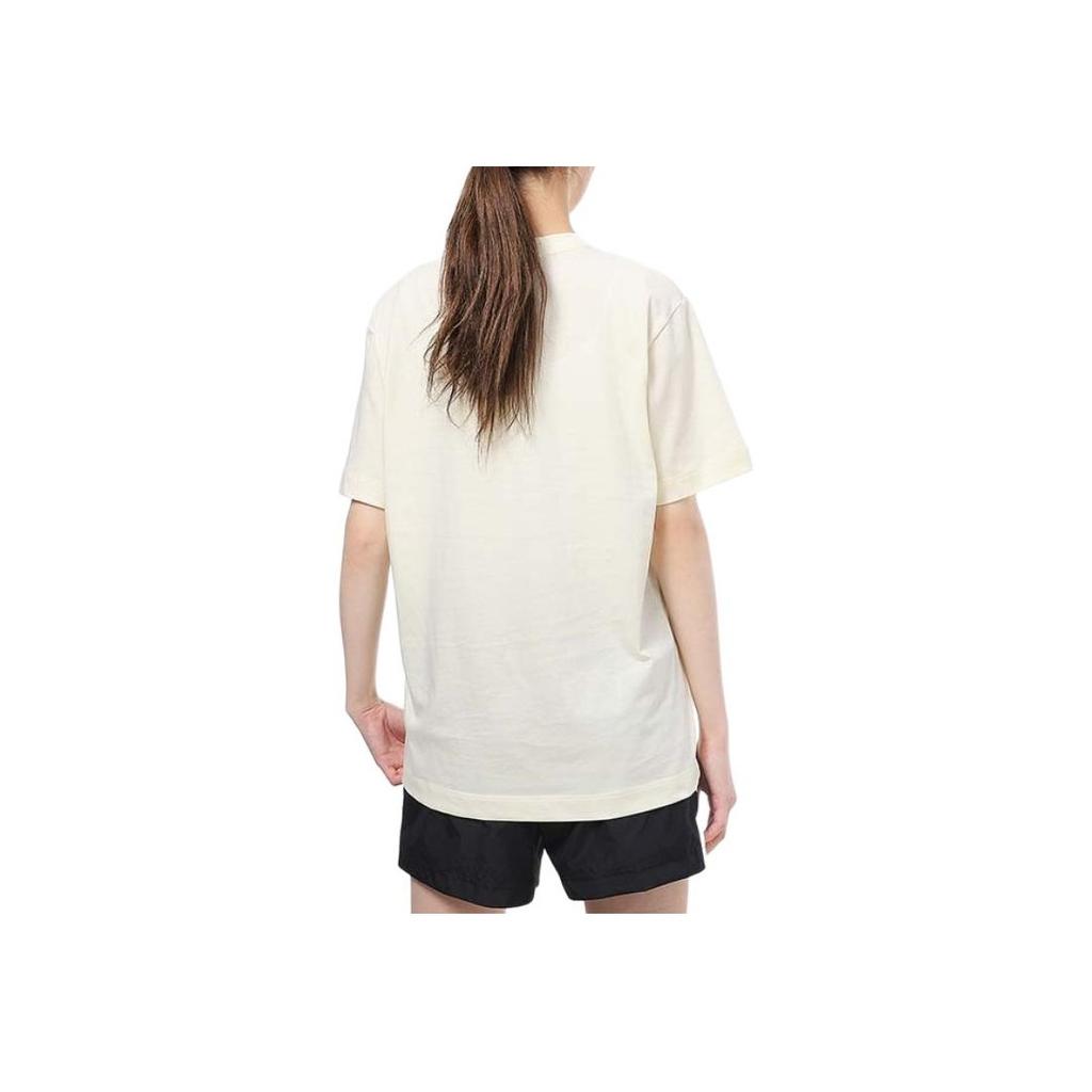 Nike Air Logo Casual Sports Short-Sleeve T-Shirt Women Tops Light-Yellow CZ8615-113