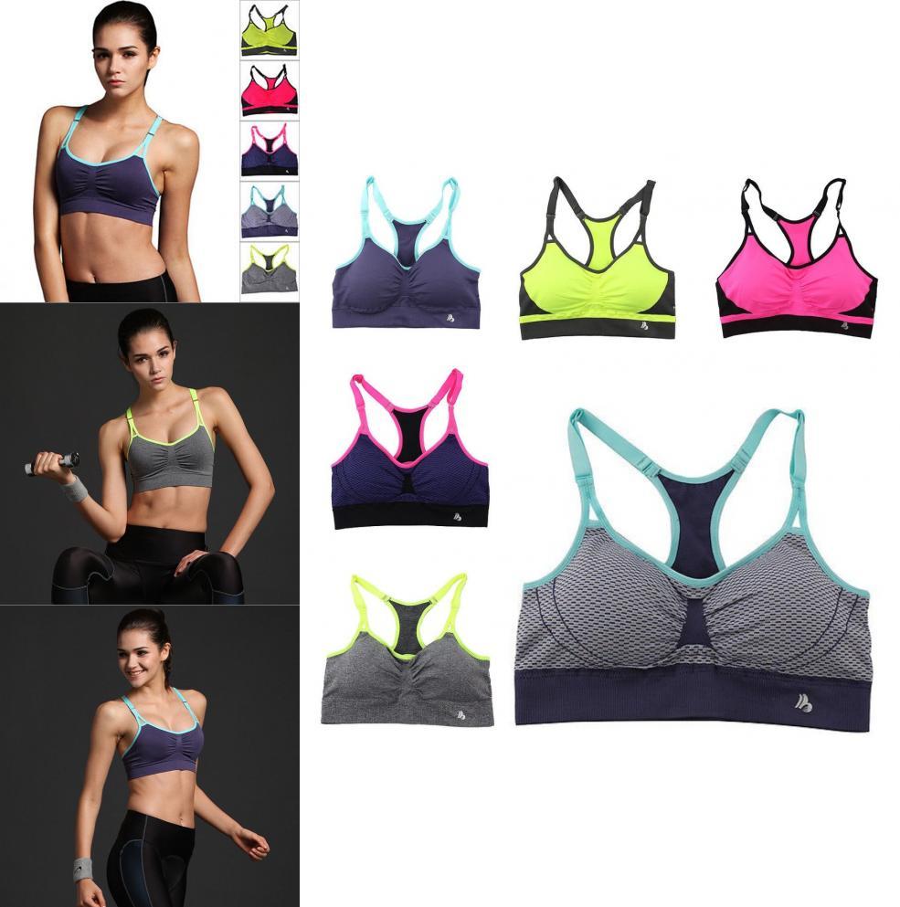 2022 Women's High-impact Sports Bra Breathable Nylon Mesh Beautiful Back Gym Bra