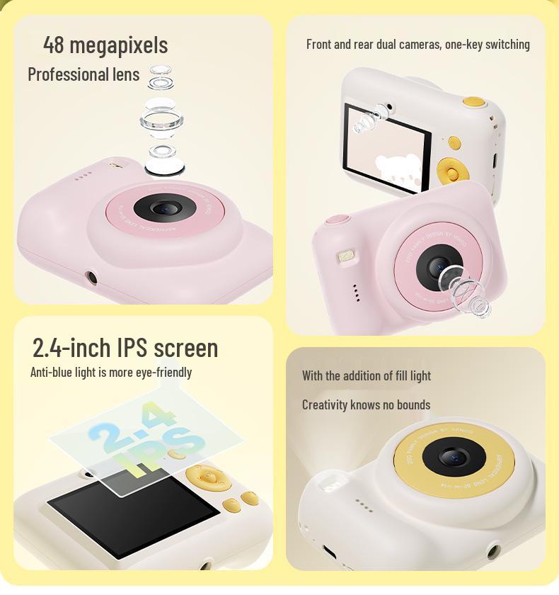 HD Pixel Digital Camera Toy for Kids - New Model, Photo & Video Capable