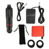 Tattoo Gun Kit Professional Tattoo Foot Pedal Pen Straps Power Supply for Tattoo Artists  Black