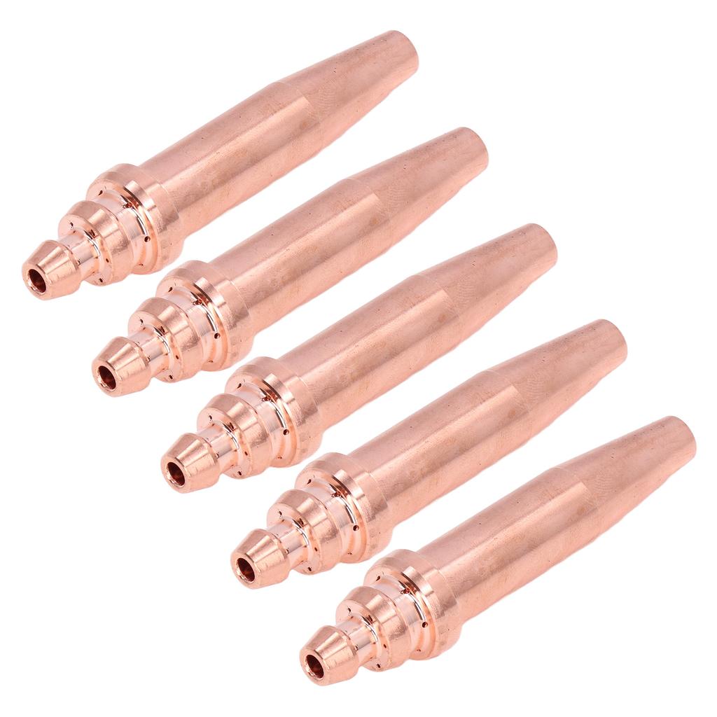 5Pcs Acetylene Cutting Tips Nozzle Torch Consumable Accessories for Integrated Machine 2# G02?2