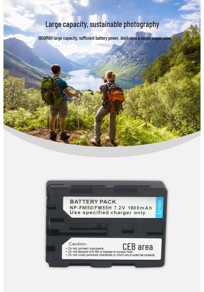 Compatible Battery for Sony Models: FM50, FM30, FM55H, F717, S70, S85, F828, A100